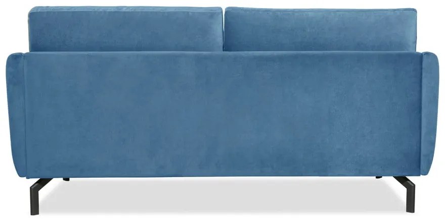 Niebieska sofa z aksamitnym obiciem Scandic Magic, szer. 190 cm