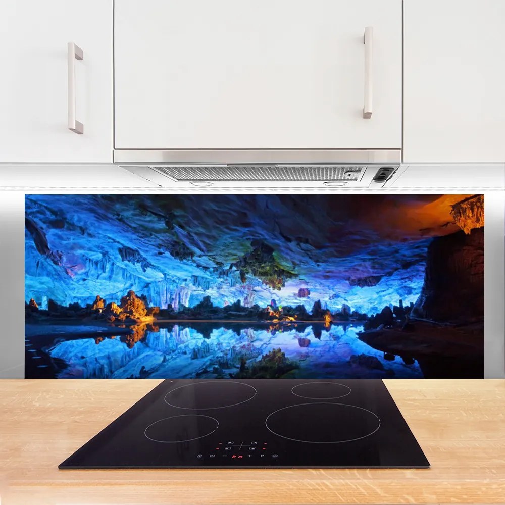 Panel Szklany Blask w Lodowej Grocie