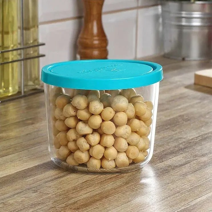 Bormioli Rocco Szklany pojemnik z pokrywkąFrigoverre, 12 cm, L