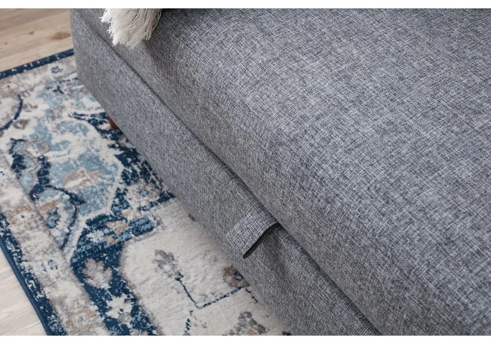 Ciemnoszara rozkładana sofa 210 cm Eva – Balcab Home