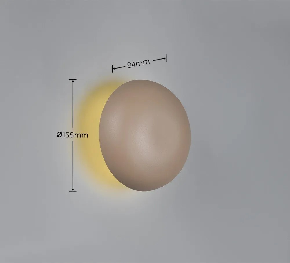 Beżowy kinkiet LED na USB Davey – Reality