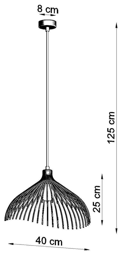 Lampa wisząca UMB biała SOLLUX  LIGHTING
