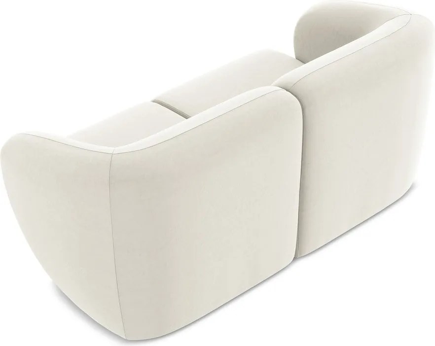 Beżowa aksamitna sofa 174 cm Lani – Makamii