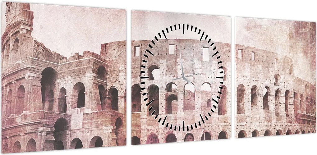 Obraz - Vintage pocztówka miasta N⁰2 (z zegarem) (90x30 cm)
