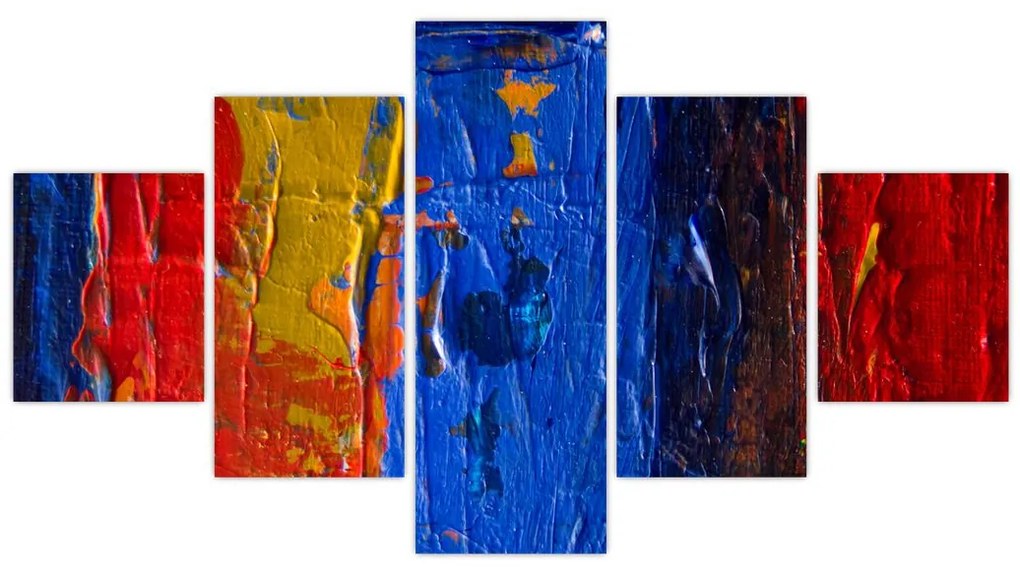 Obraz malarskich kolorów (125x70 cm)