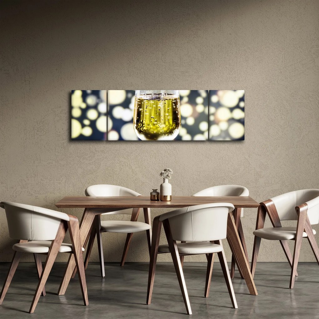 Obraz szampana (170x50 cm)