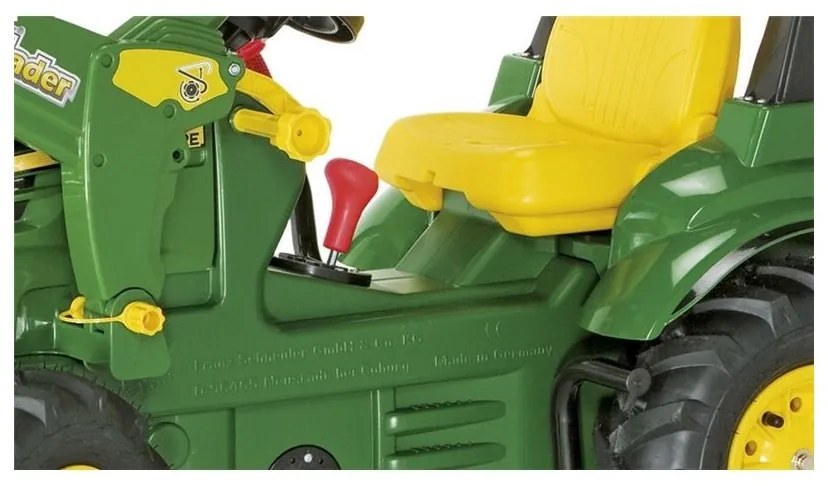 Rolly toys rollyfarmtrac john deere z biegami, pompowane koła z łyżką