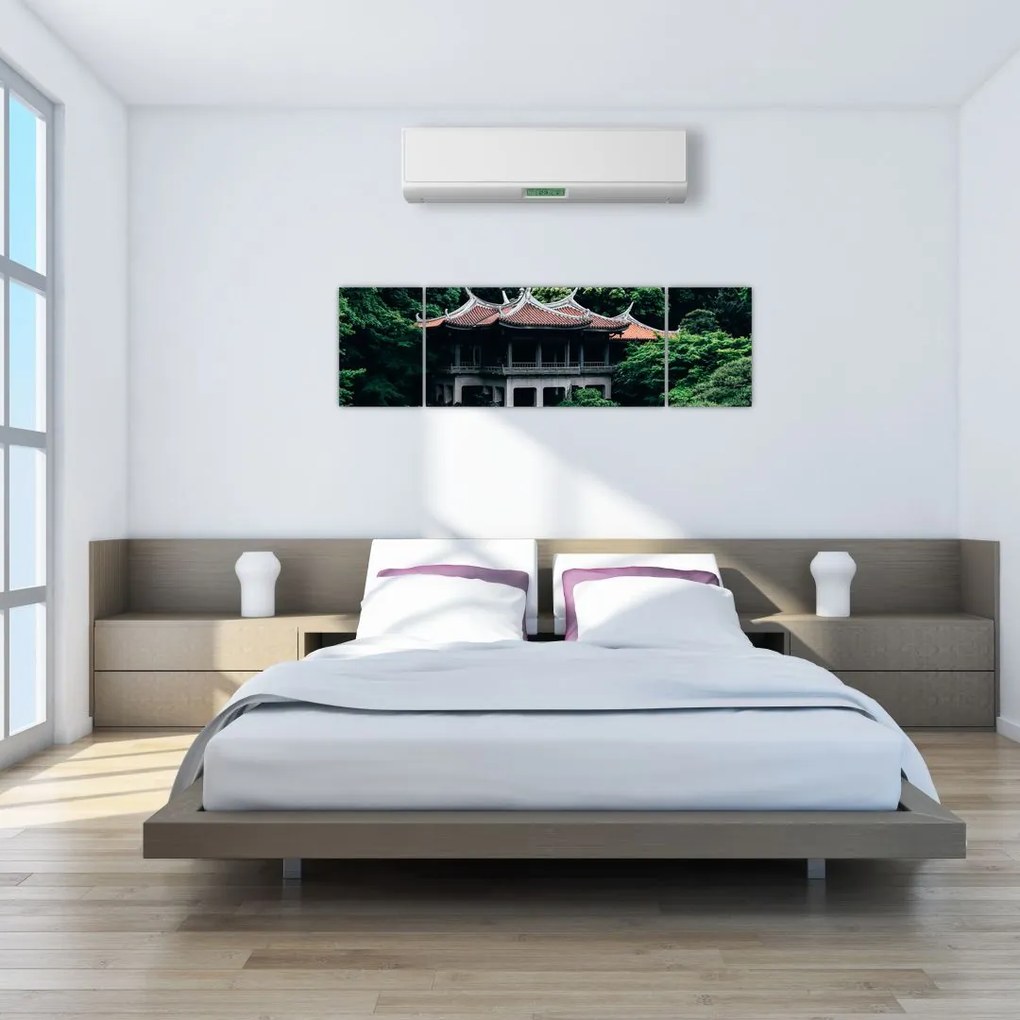 Obraz z japońskiego ogrodu narodowego (170x50 cm)