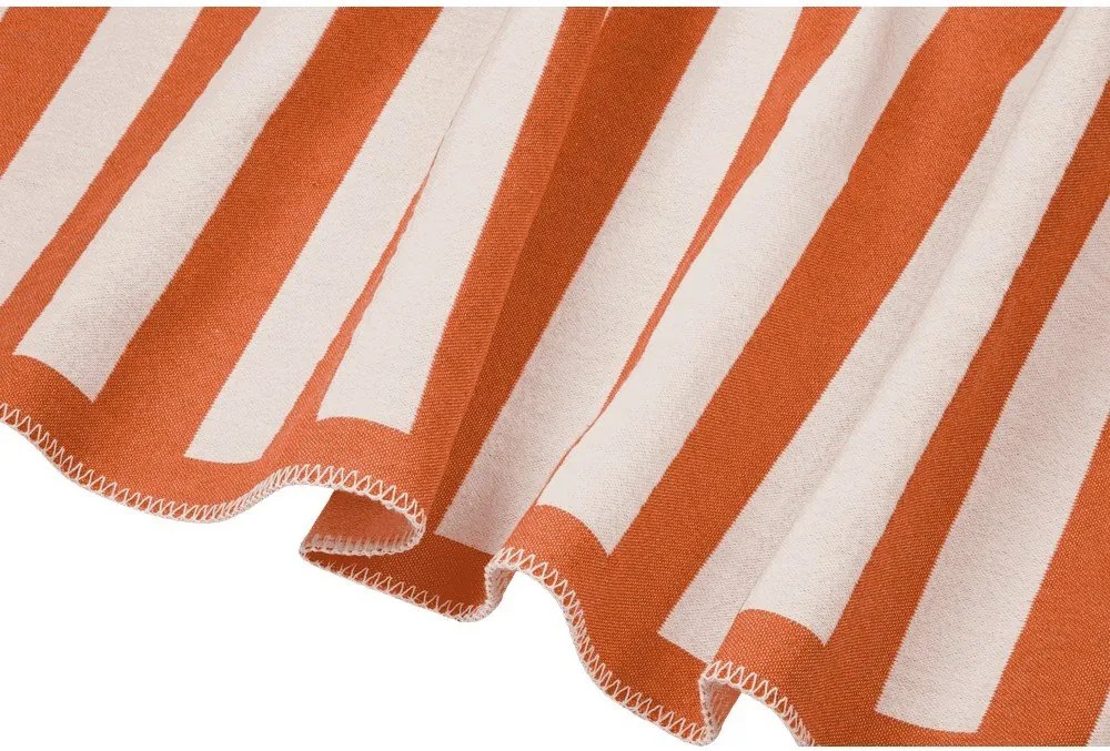 Pomarańczowy koc 160x200 cm Onu – noo.ma