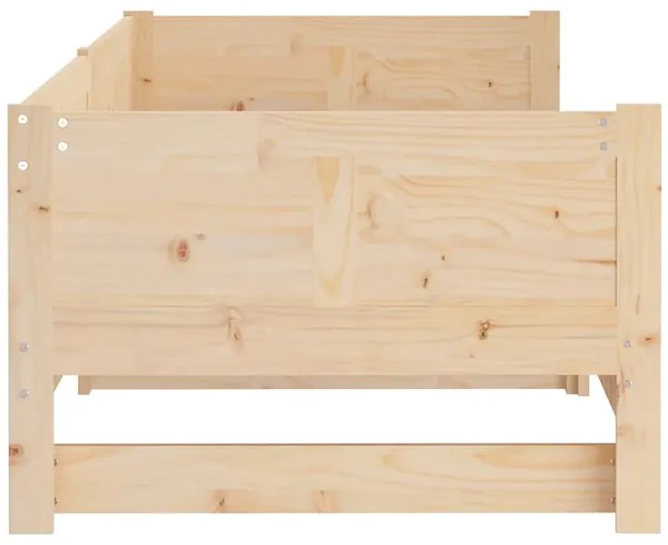 Łóżko rozsuwane z naturalnego drewna 2x(80x200) cm - Eluwin 3X