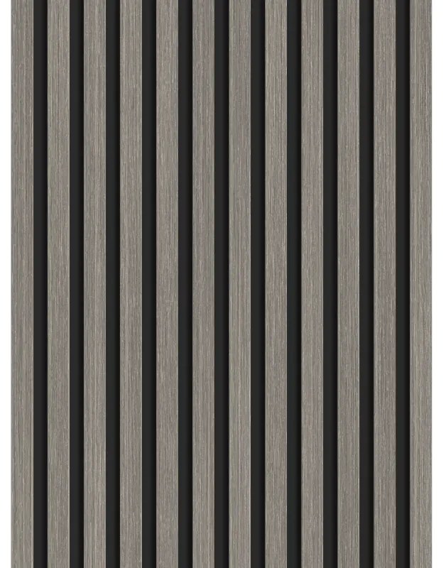 Mexen Lam-B lamele ścienne 275 x 30 cm, płyta HDF 4 mm, fornir techniczny, Dąb Srebrzysty - S100-275307-3015-007