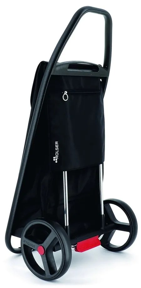 Torba na zakupy na kółkach 53 l Com Tweed Polar Black Tube – Rolser