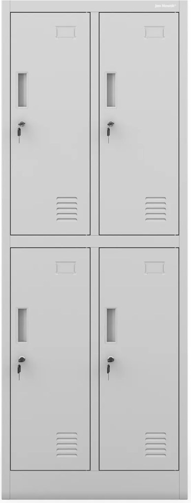 Szafka szkolna BHP szara: BARTUŚ 2 Plus