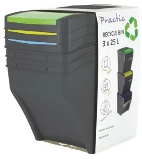Kosz na odpady Recycle BIN 3x 25 l