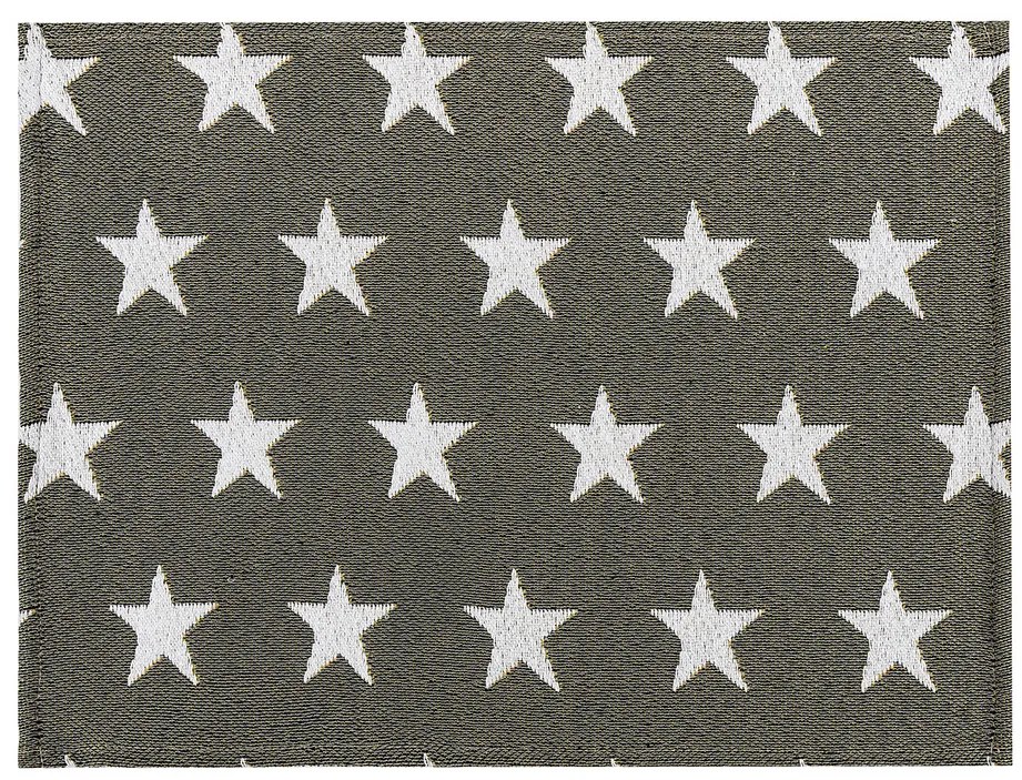 Dakls Podkładka Stars szary, 33 x 48 cm