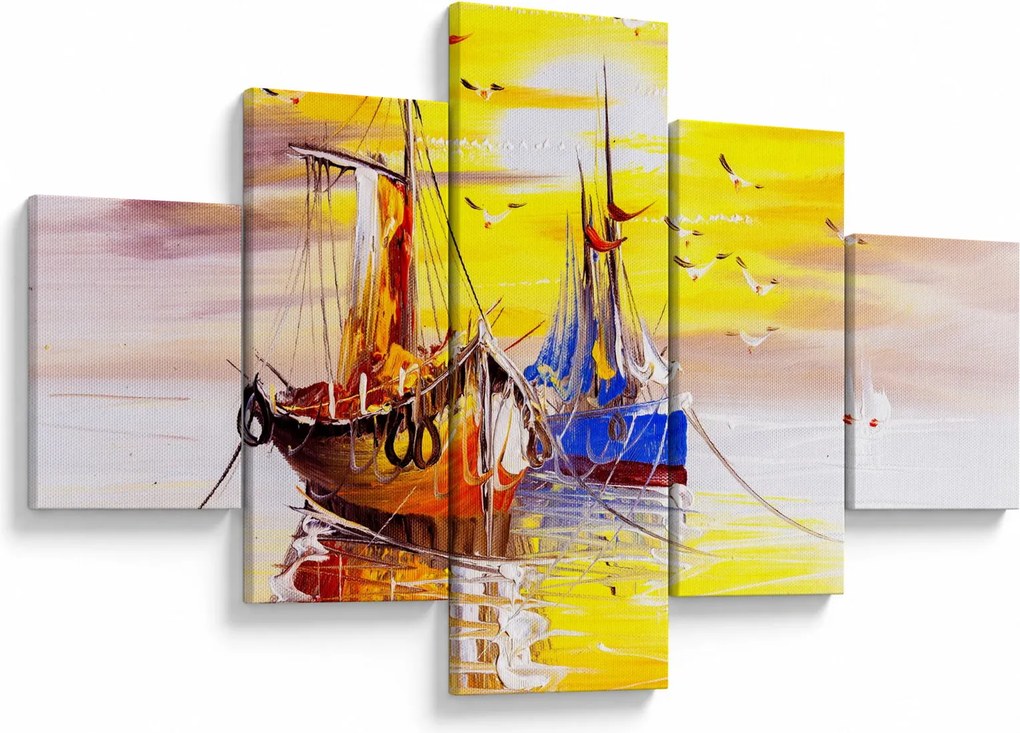 Obraz - Obraz statku (125x70 cm)