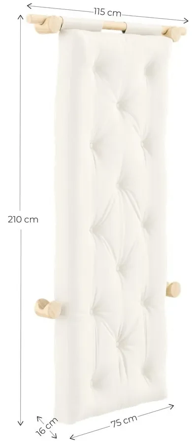 Kremowy sztruksowy fotel Hooked – Karup Design