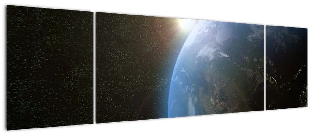 Obraz Ziemi z kosmosu (170x50 cm)