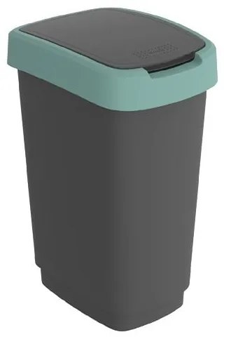 Kosz na śmieci z tworzywa sztucznego z recyklingu 25 L Twist − Rotho