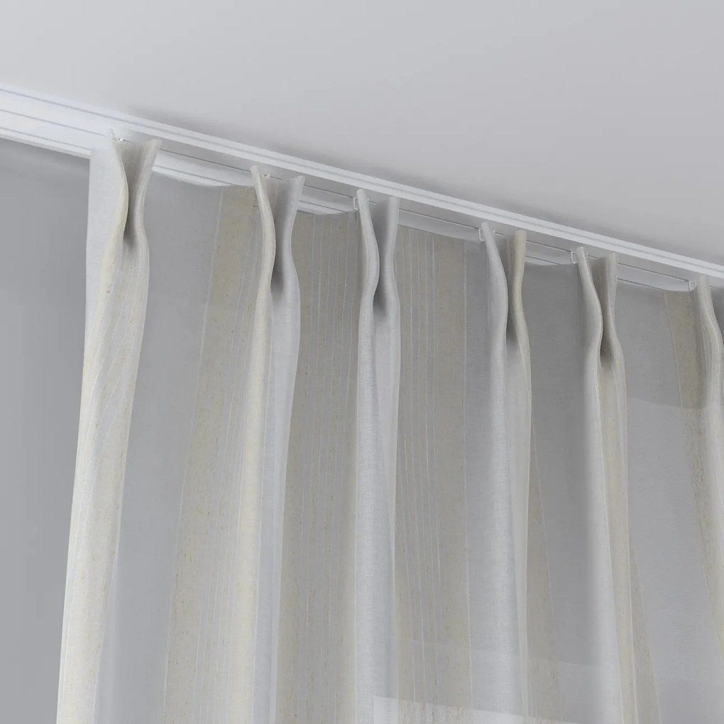 Zasłona na haczykach flex podwójnych