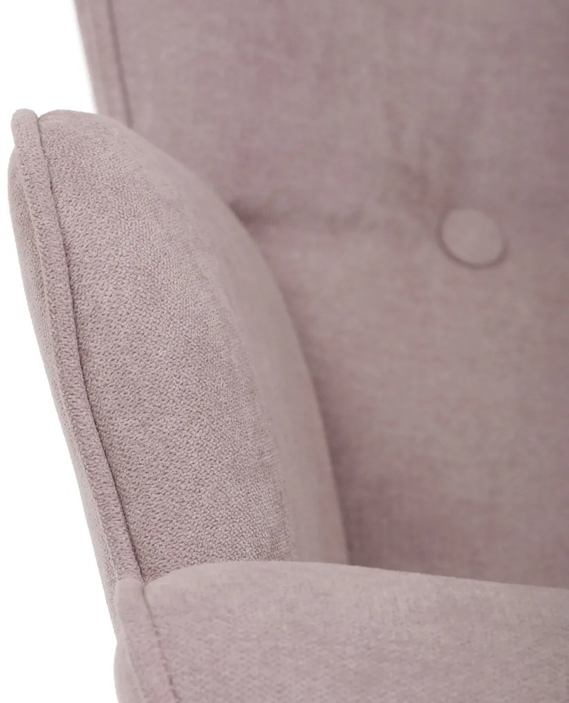 Fotel bujany PINK2, różowy