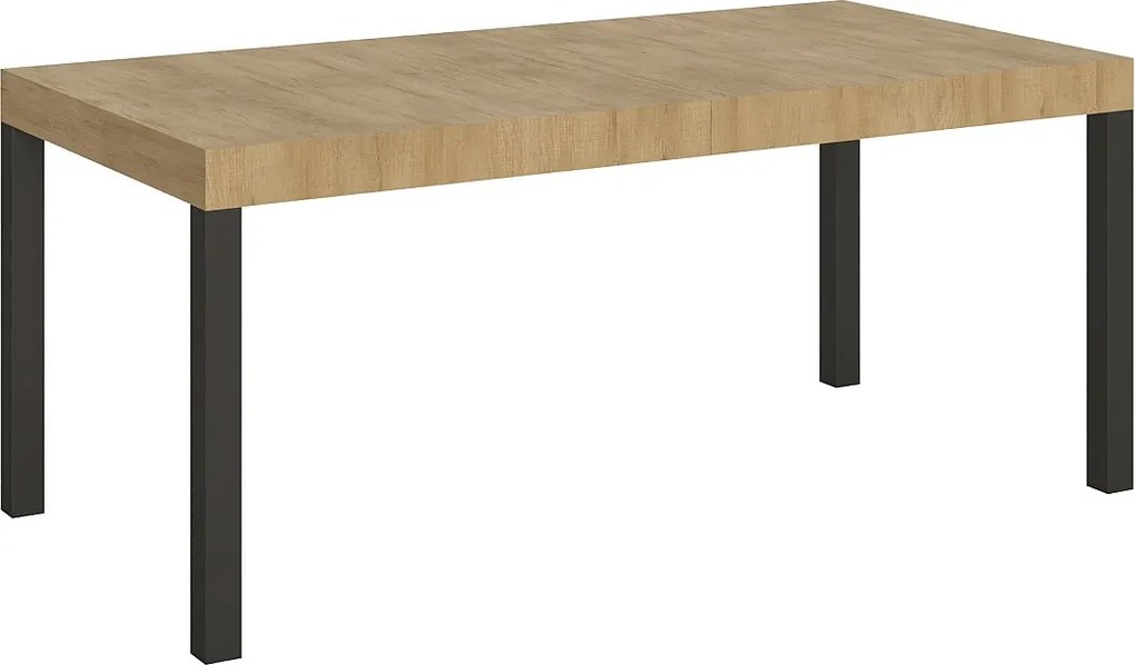 Stół rozkładany 180/284x90 cm Everyday dąb naturalny nogi antracytowe