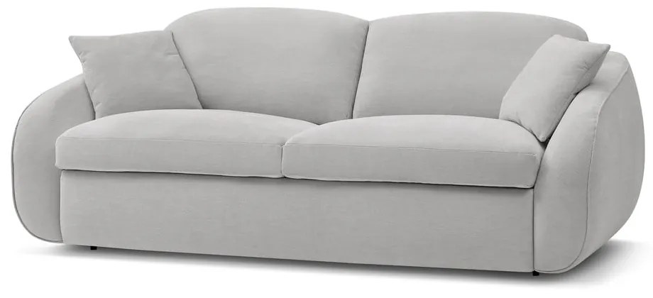 Jasnoszara rozkładana sofa 235 cm Cezanne – Bobochic Paris