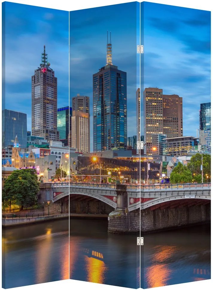 Parawan - Miasto Melbourne (126x170 cm)