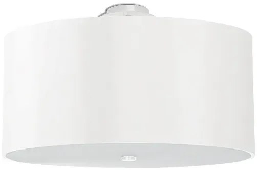 Biały okrągły plafon minimalistyczny 50 cm - EX665-Olafi