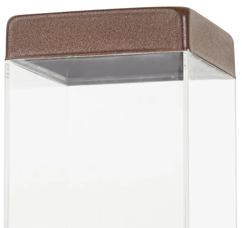 Zewnetrzna Nowoczesna lampa ogrodowa stojąca brązowa rdza 45 cm - Malios Nowoczesny Oswietlenie zewnetrzne