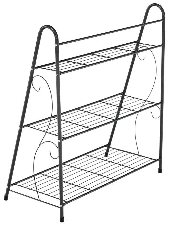 Regał metalowy Veruma, ciemnoszary