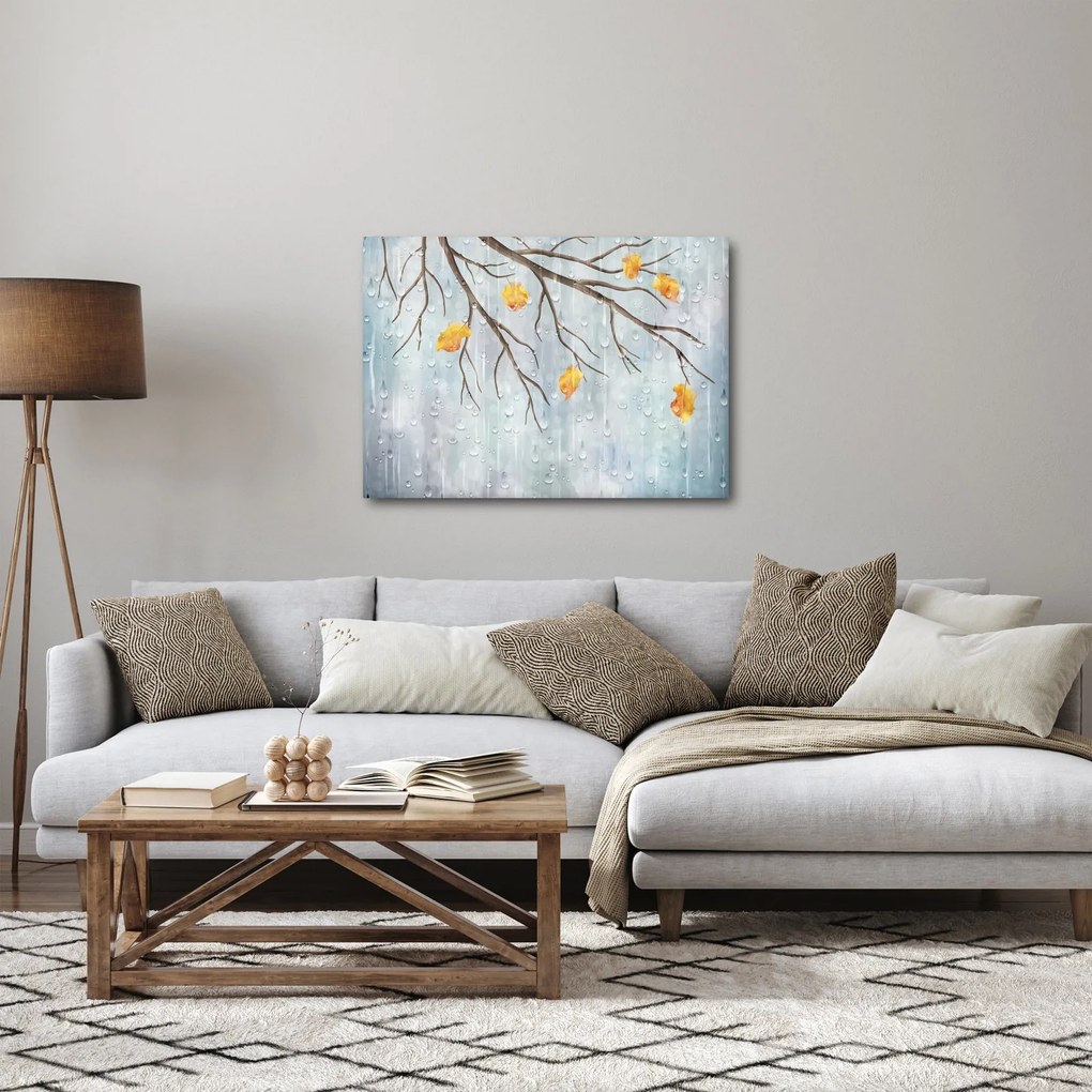 Obraz - Deszczowa jesień (70x50 cm)