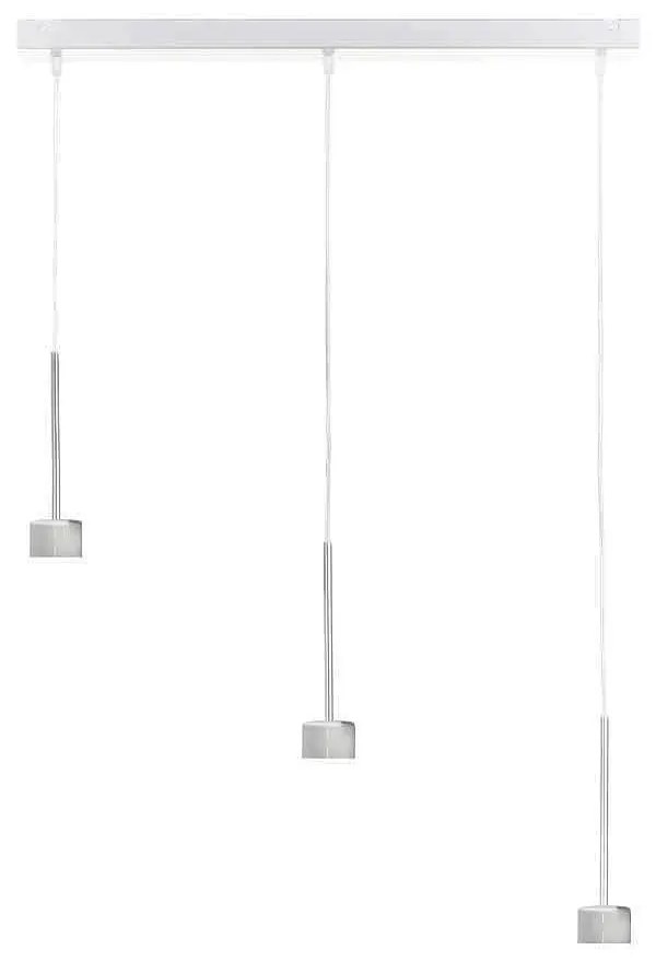 Lampa wisząca nad stół z białym stelażem - P6-A48