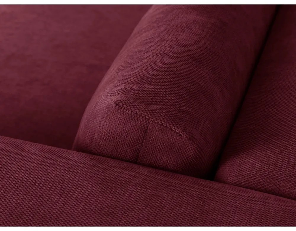 Bordowa sofa 214 cm Esther – Milo Casa