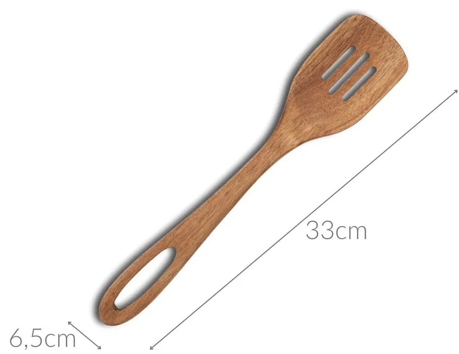 Łopatka kuchenna z drewna akacjowego, 33 x 6,5 cm, ZELLER