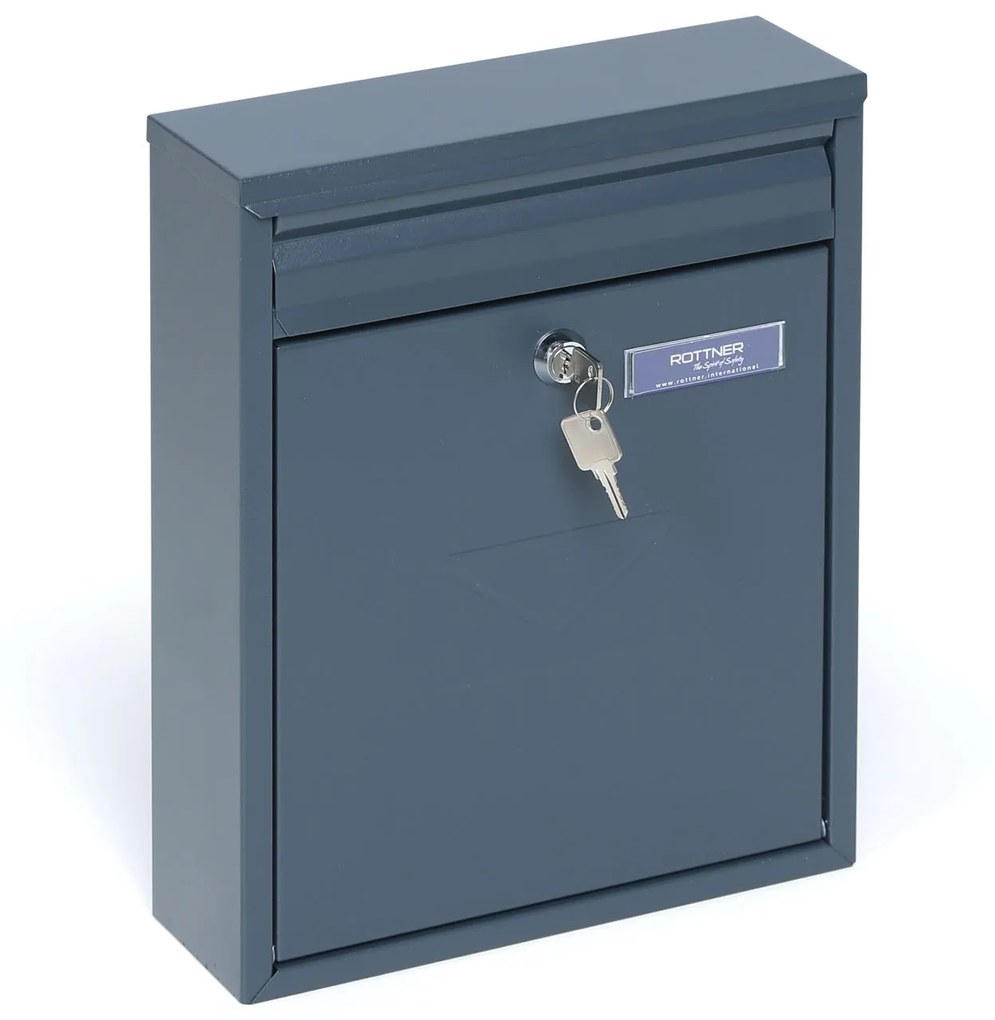 Skrzynka pocztowa odpowiednia do montażu COMO, antracytowa