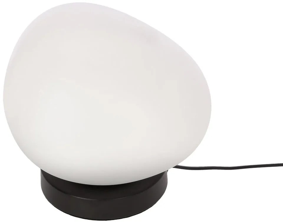 Czarno-biała lampa stołowa (wysokość 19 cm) Stones – Candellux Lighting