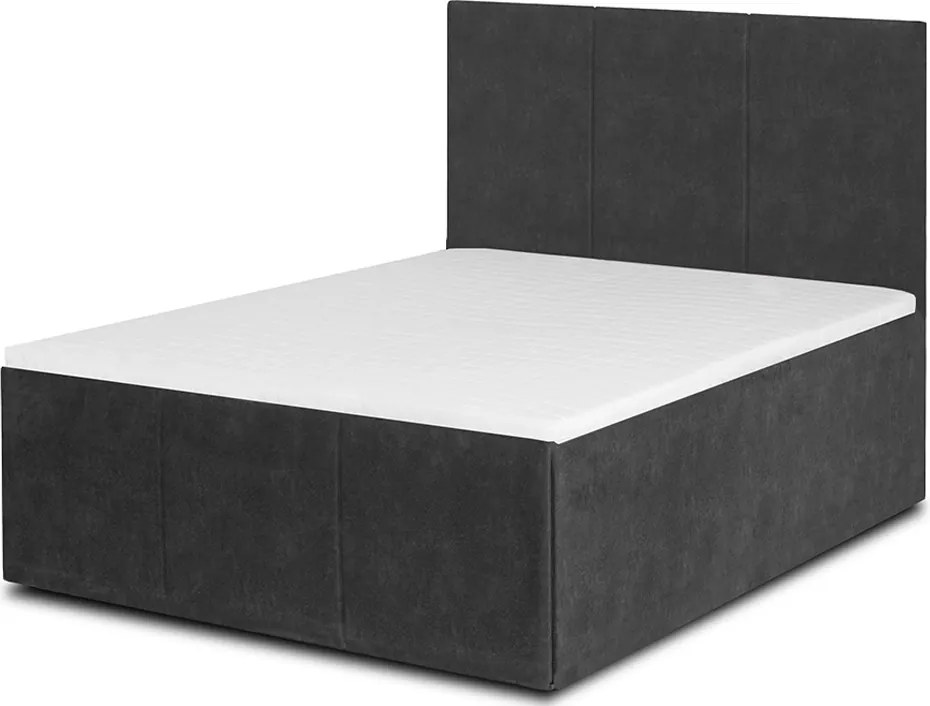 Łóżko TOWN 160x200 cm Szary Bez materaca