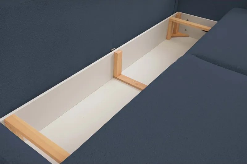 Sofa LOOP z funkcja spania i pojemnikiem NIEBIESKI RAVEN 86