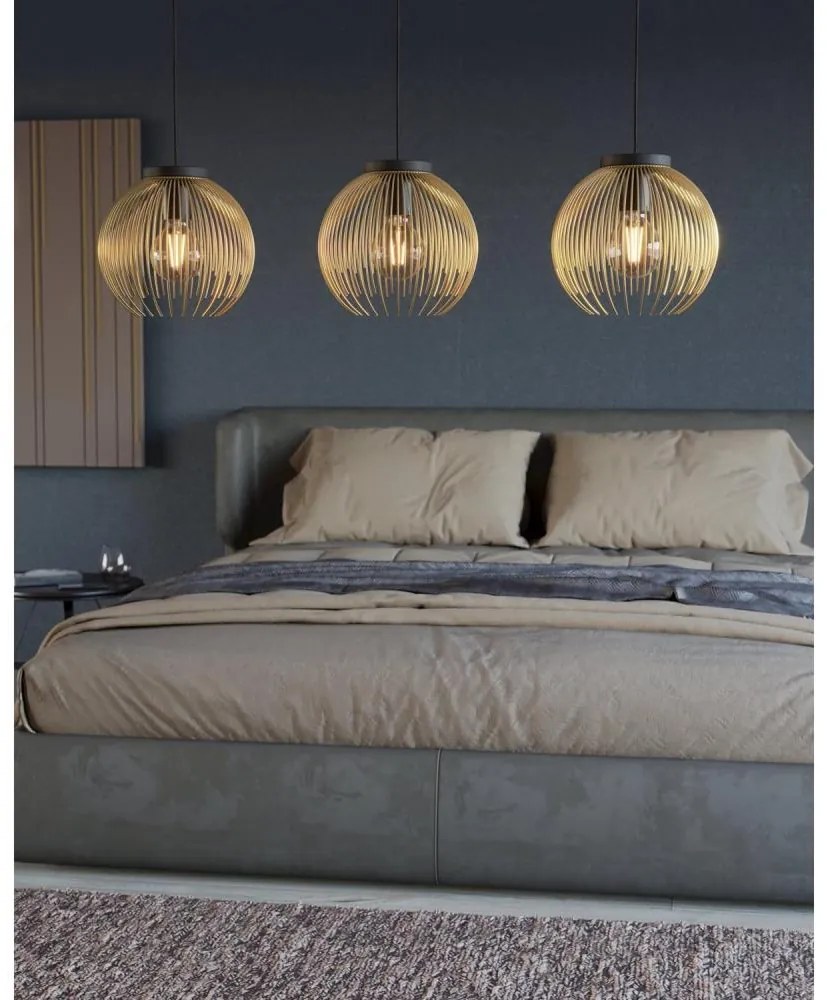 Eglo 900167 - Lampa wisząca VENEZUELA 3xE27/40W/230V na linkach