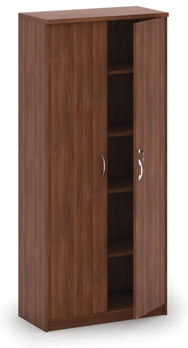 Szafa biurowa MIRELLI, 800 x 400 x 1800 mm, orzech