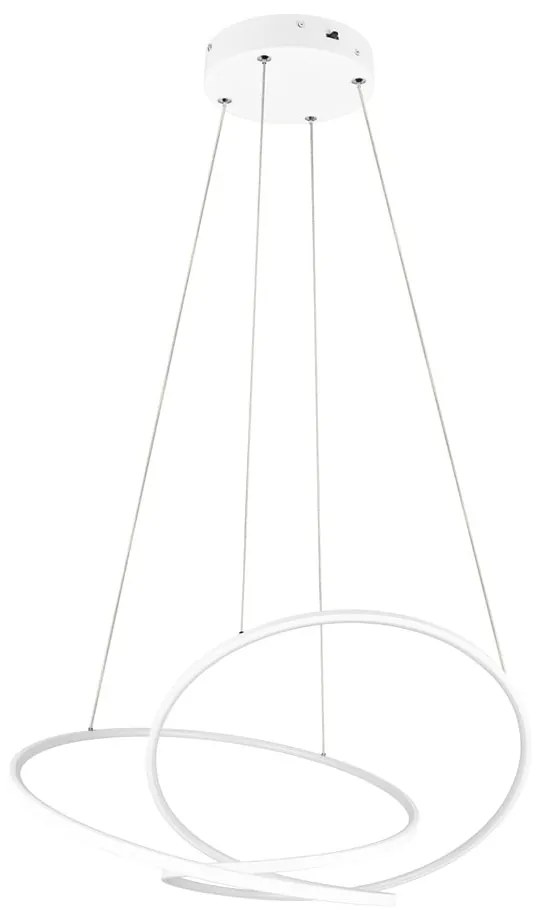 Biała lampa wisząca LED ze ściemniaczem Darvin – Trio
