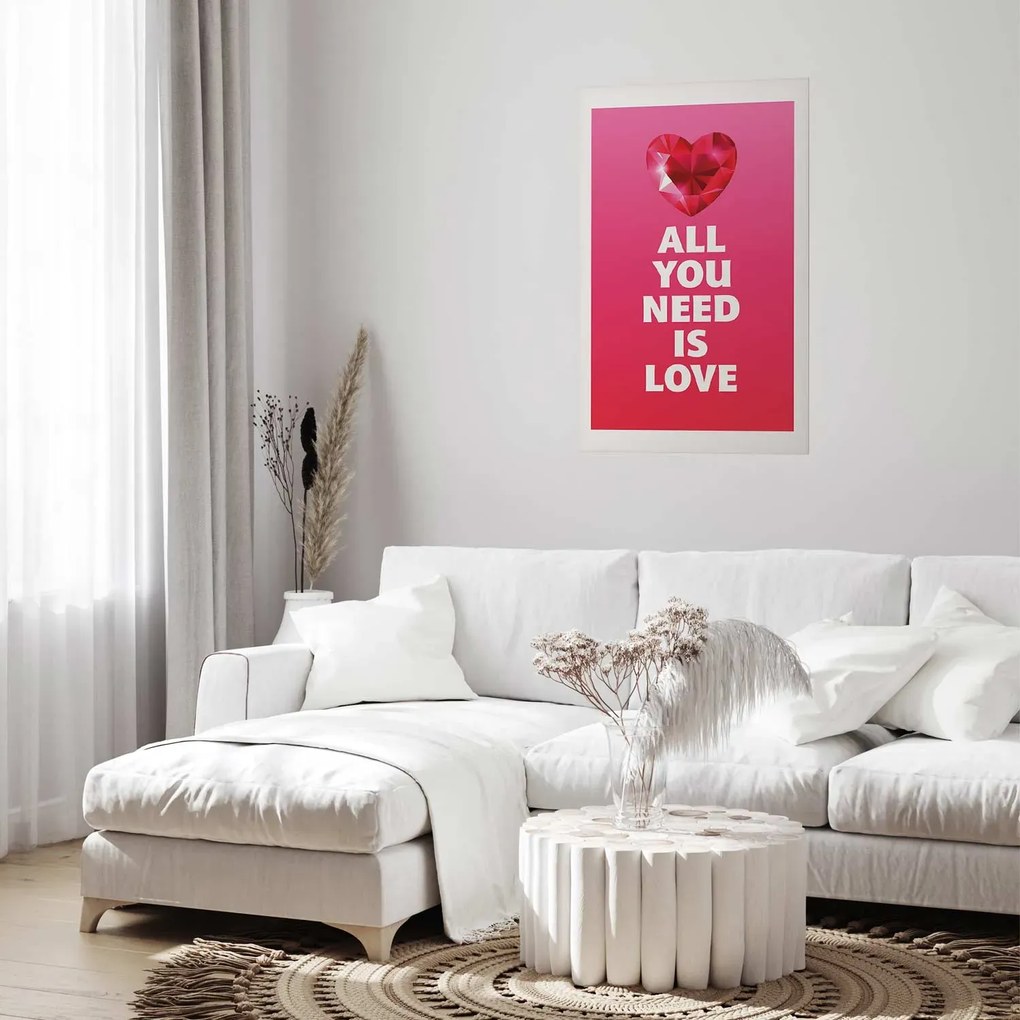 Plakat Zjawiskowe serce 60x90 cm bez ramy z marginesem ARTGEIST B