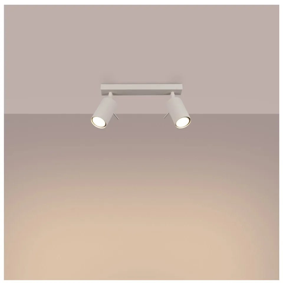 Kremowa lampa sufitowa 6x30 cm Etna – Nice Lamps