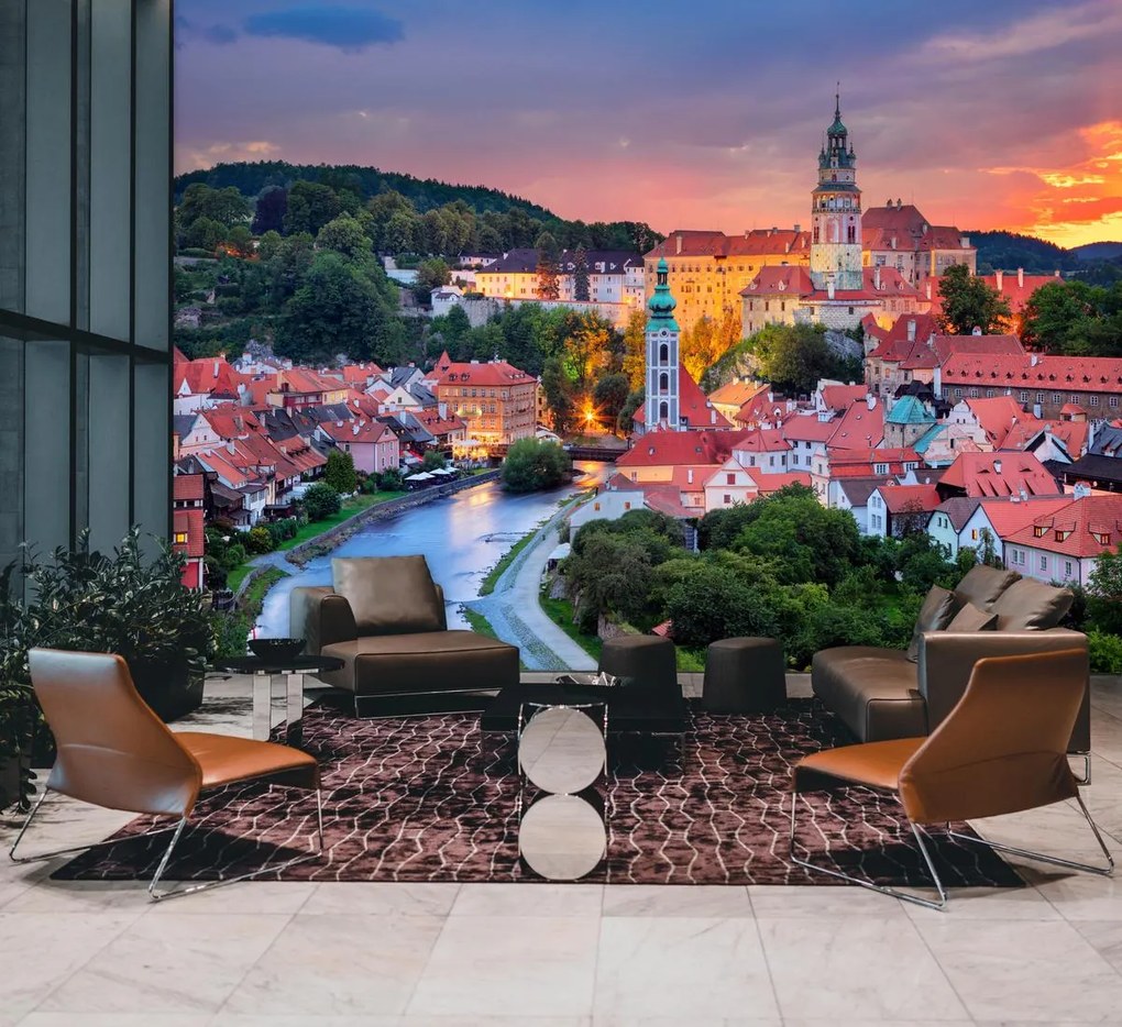 Fototapeta - Widok na miasto (196x136 cm)