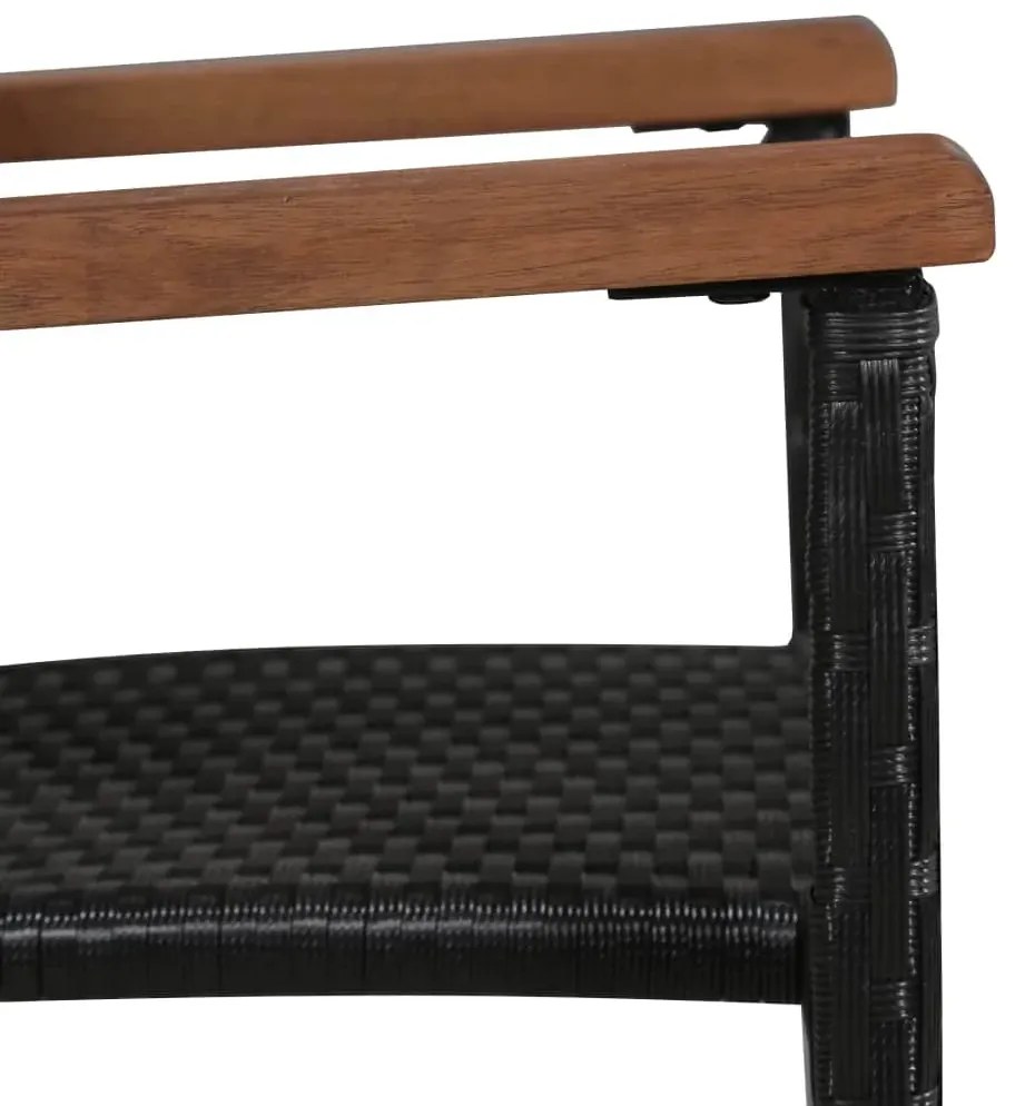 Zestaw polirattanowych krzeseł ogrodowych T4-K92