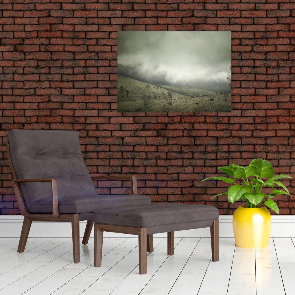 Obraz krajobrazu przed burzą (70x50 cm)