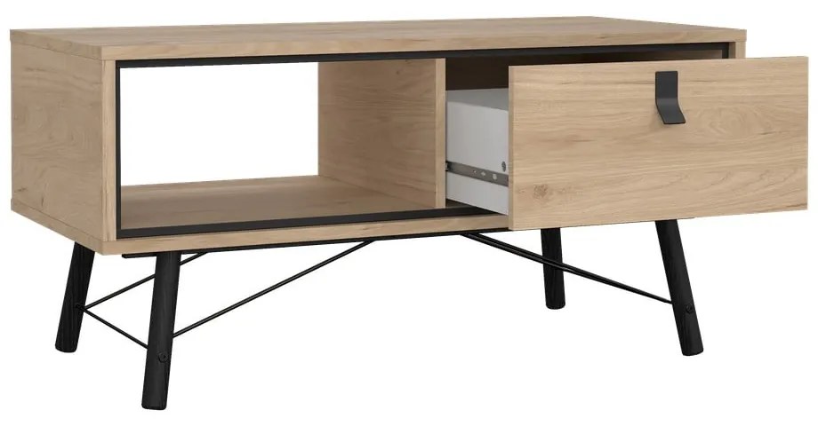 Stolik w naturalnym kolorze 48x102 cm Ry – Tvilum