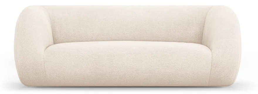 Kremowa sofa z materiału bouclé 210 cm Essen – Cosmopolitan Design