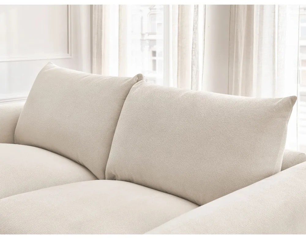 Kremowa rozkładana sofa 234 cm Ernest – Bobochic Paris